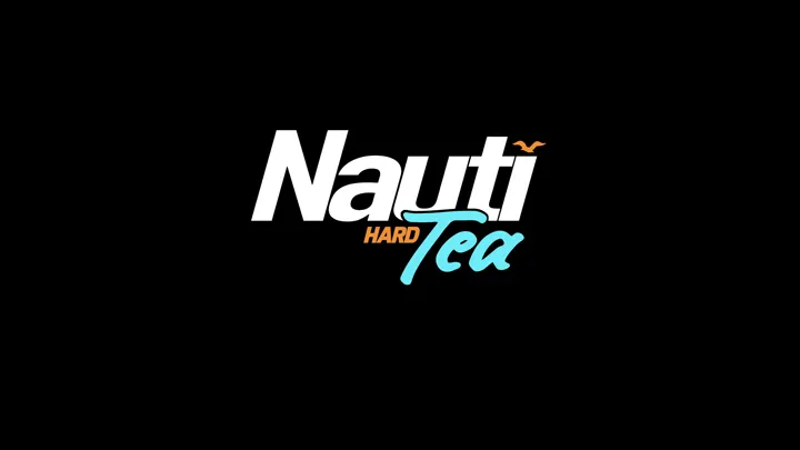 The NautiTea logo on black